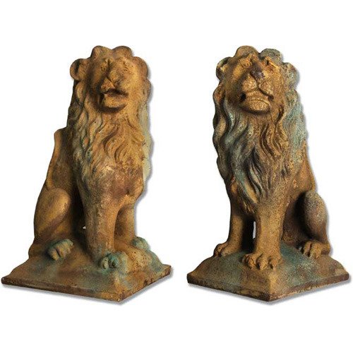 How Do i get Orlandi Statuary 24 Fiber Stone Sitting Entry Lions 1 Pair