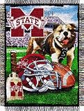 Mississippi State Bulldogs NCAA Licensed Home Field Advantage Series 48 x 60 Throw Blanket