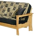 Print Futon Cover and Pillow 3-pc. Sets