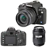Olympus Evolt E410 10MP Digital SLR Camera with 14-42mm f/3.5-5.6 and 40-150mm f/4.0-5.6 Zuiko Lenses