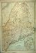 c1902 MAP MAINE AMERICA MOUNT DESERT ISLAND PORTLAND