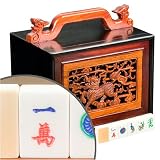 American Bone Bamboo Vintage Qilin Mahjong Set