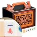 American Bone Bamboo Vintage Qilin Mahjong Set