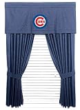 MLB Chicago Cubs Denim Window Valance