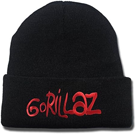 DEBANG Gorillaz Band Logo Beanie Fashion Unisex Embroidery Beanies Skullies Knitted Hats Skull Caps