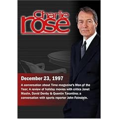 Charlie Rose with Walter Isaacson; David Denby, Richard Corliss, Janet Maslin, Quentin Tarantino & John Feinstein (December 23, 1997)