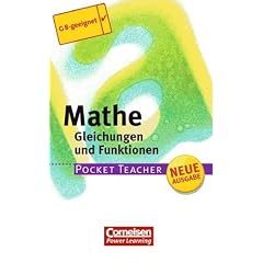 Pocket Teacher - Sekundarstufe I - Neue Ausgabe (mit Umschlagklappen): Pocket Teacher. Mathe Gleichungen und Funktionen. (Lernmaterialien) (Pocket Teacher) (Broschiert)