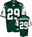 Leon Washington Jersey: Reebok Green Replica #29 New York Jets Jersey - X-Large