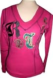 Rocawear - Rocawear V Neck Long Sleeved Tee Shirt (FREE Priority Mail Shipping)