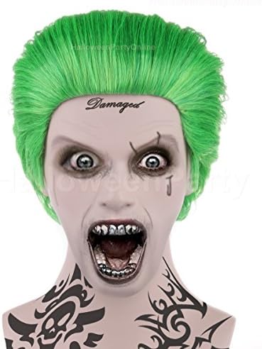 Halloween Spree Party Joker Wig Suicide Squad Green Costume Cosplay Online HM-045