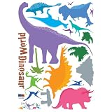 Easy Instant Decoration Wall Sticker Decal - Dinosaur World