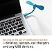 QPAU Pack of 2 Portable USB Powered Cooling Fan