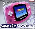 Game Boy Advance Konsole Clear Red
