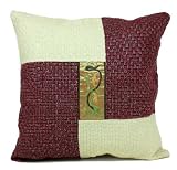 Embroidered Red Pillow Sham