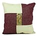 Embroidered Red Pillow Sham