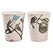 Alink Birds Design Tea Party Paper Cups, 24 Count