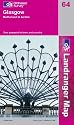 Glasgow, Motherwell and Airdrie (Landranger Maps) (OS Landranger Map)