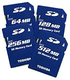 Toshiba SD-M1283B3 128MB SD Card for e300,400,700 and 800 series