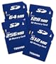 Toshiba SD-M1283B3 128MB SD Card for e300,400,700 and 800 series