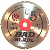 KwikTool USA BBK900 C5 Bad Blade 9-Inch 4 Tooth, 7/8-Inch to 20 mm arbor