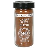 Morton & Bassett Organic Cajun Spice Blend, 1.8-Ounce Jars (Pack of 3)