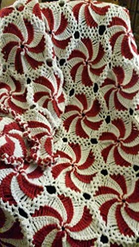 Peppermint Swirl Throw