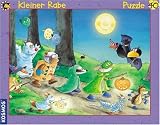 Kleiner Rabe-Rahmenpuzzle 40 Teile: Der kleine Rabe auf Gruselparty - 