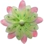 Green & Pink Two-Tone Daisy Flower nylon hanging ceiling wall baby nursery room wedding decor