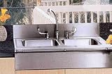 Elkay 4826EGDBNB4 Elite Gourmet Kitchen Sink Stainless Steel 48L. x 26W.