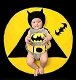 【おひるねアート　ベビー　赤ちゃん　撮影　衣装】スタジオやイベントなどの撮影にも　ベビー　赤ちゃん　衣装　単品　セット (フルセット, バットマン)