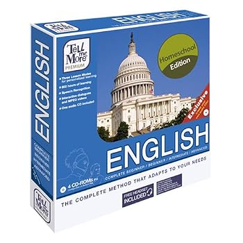 TeLL me More English Homeschool Version (4 levels from Complete Beginner to Advanced)