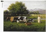 Review Pure Country  / Country Girl, Cows Woven Tapestry Wall Hanging