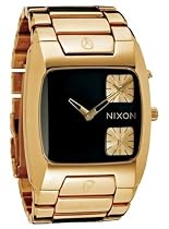 Mens Nixon Watches Banks-Gld/Blk Gold/Black One Size
