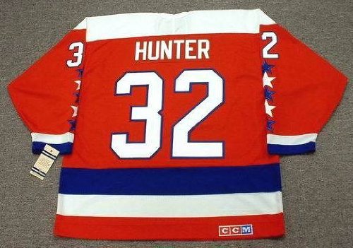 DALE HUNTER Washington Capitals 1990 CCM Vintage Throwback Away NHL Hockey Jersey, 2XL