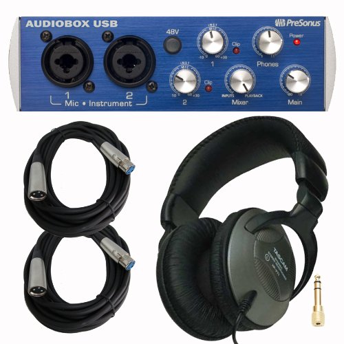 PreSonus Audiobox USB w Phones and Cables Audio Box