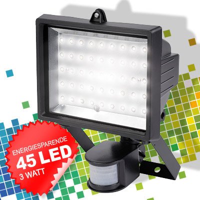 LED Flutlichtlampe mit Bewegungsmelder
