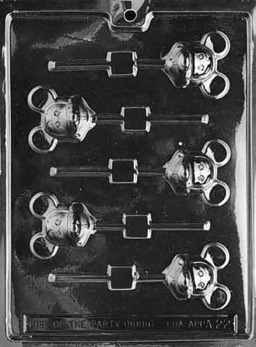 Animals Mouse Lolly (Mickey) Chocolate Candy Mold Soap 2 X 2 by Candy Mold