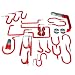 Kitchen & Housewares : 30-pc Home or Shop Organization Hook Set