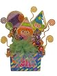 Clown Get Well 3 Cookie Bouquet