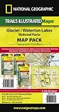 Glacier/Waterton Lakes National Park 3pk: Trails Illustated - Recreation Map Bundle Pack