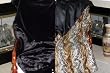 Cheetah with Black Cuddle Fur | Faux Fur Throw | 60 Inches by 70 Inches