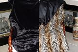 Cheetah with Black Cuddle Fur | Faux Fur Throw | 60 Inches by 70 Inches