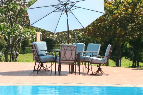 Ravello 7pc Outdoor Patio Dining Set and Cushions product image