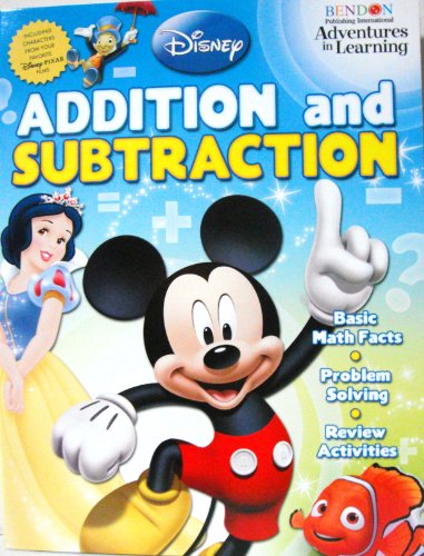 Disney Adventures in Learning Addition & Subtraction Workbook