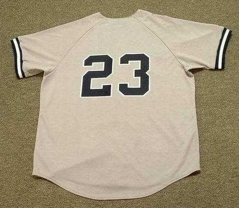 DON MATTINGLY New York Yankees 1985 Majestic Throwback Away Baseball Jersey, LARGE