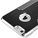 iPhone 6s Plus Case, ULAK Luxury Aluminum Chrome Coating Hybrid Hard Case Cover With PC Bumper for Apple iPhone 6s Plus / 6 Plus 5.5 Inch (Black)