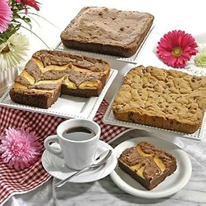 Assorted Brownie Dessert Trays - Almost 5 lbs of Brownies! by David's Cookies