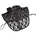 DDLBiz Women Lace Hook Flower Vintage Fake Shirt Collar Necklace Choker Collar (Black)