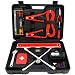 Complete Auto Emergency Kit Roadside Kit 22 Piece Emergency Kit with Case