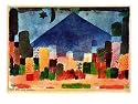 Paul Klee - Der Niesen Poster Kunstdruck (80 x 60cm)